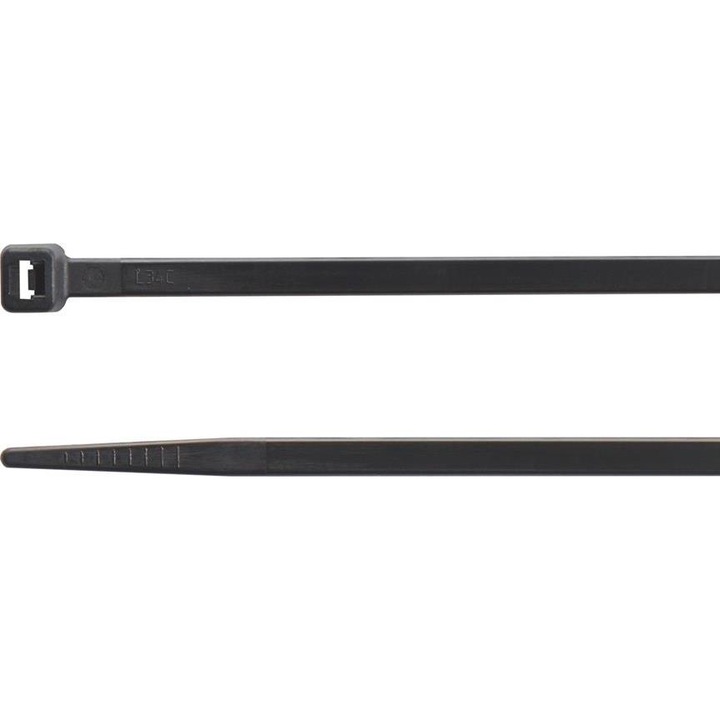 Kábelcsatlakozás, Fekete, 300x4,8mm, UV stabilizált, BM Group