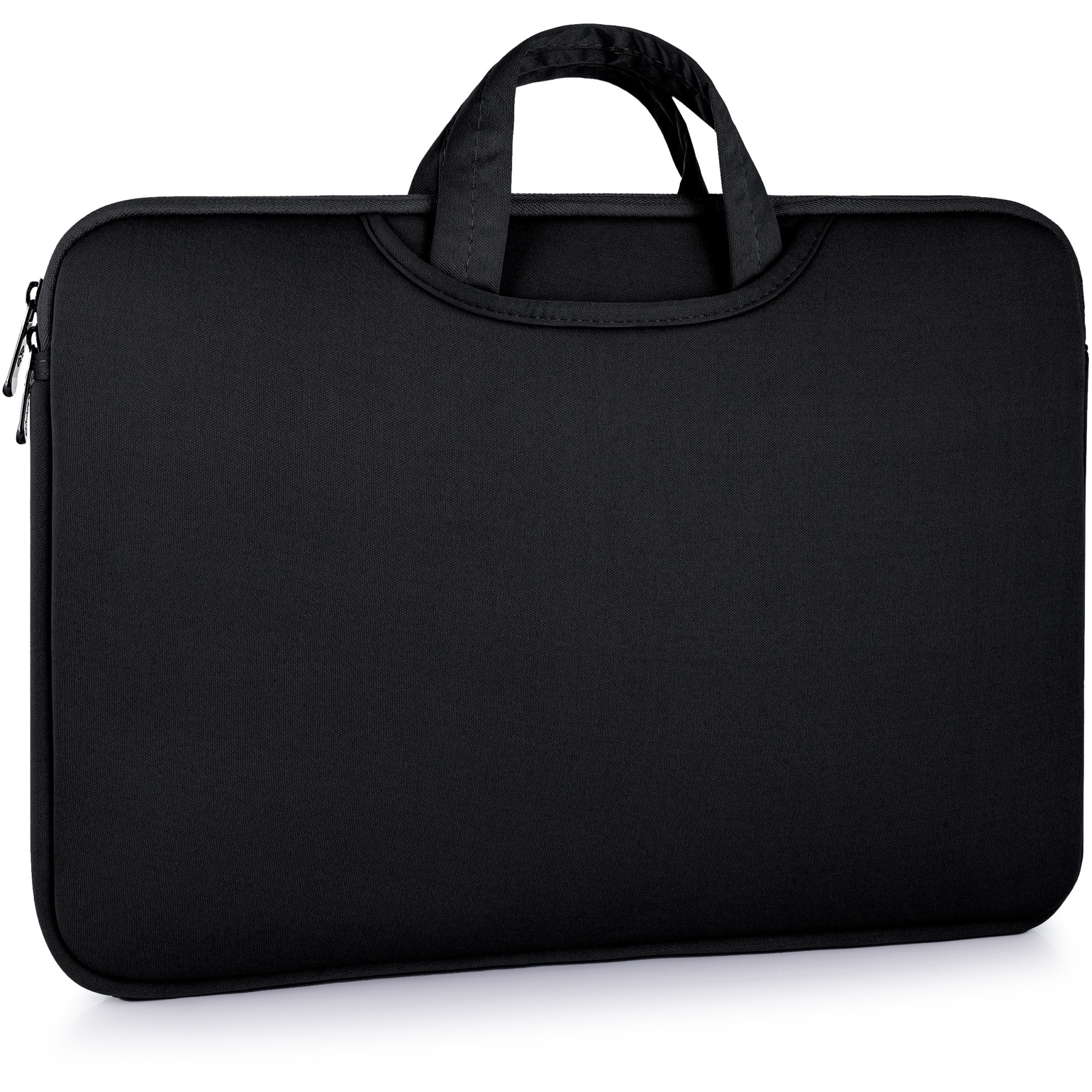 Geanta laptop dama, barbat, 15.6 inch, Zagatto, Neagra, Dimensiuni 41x30x4 cm, Protectie din spuma antisoc, Slim, 2 in 1, O poti folosi si ca husa laptop, Pentru notebook, Casual, ZG631
