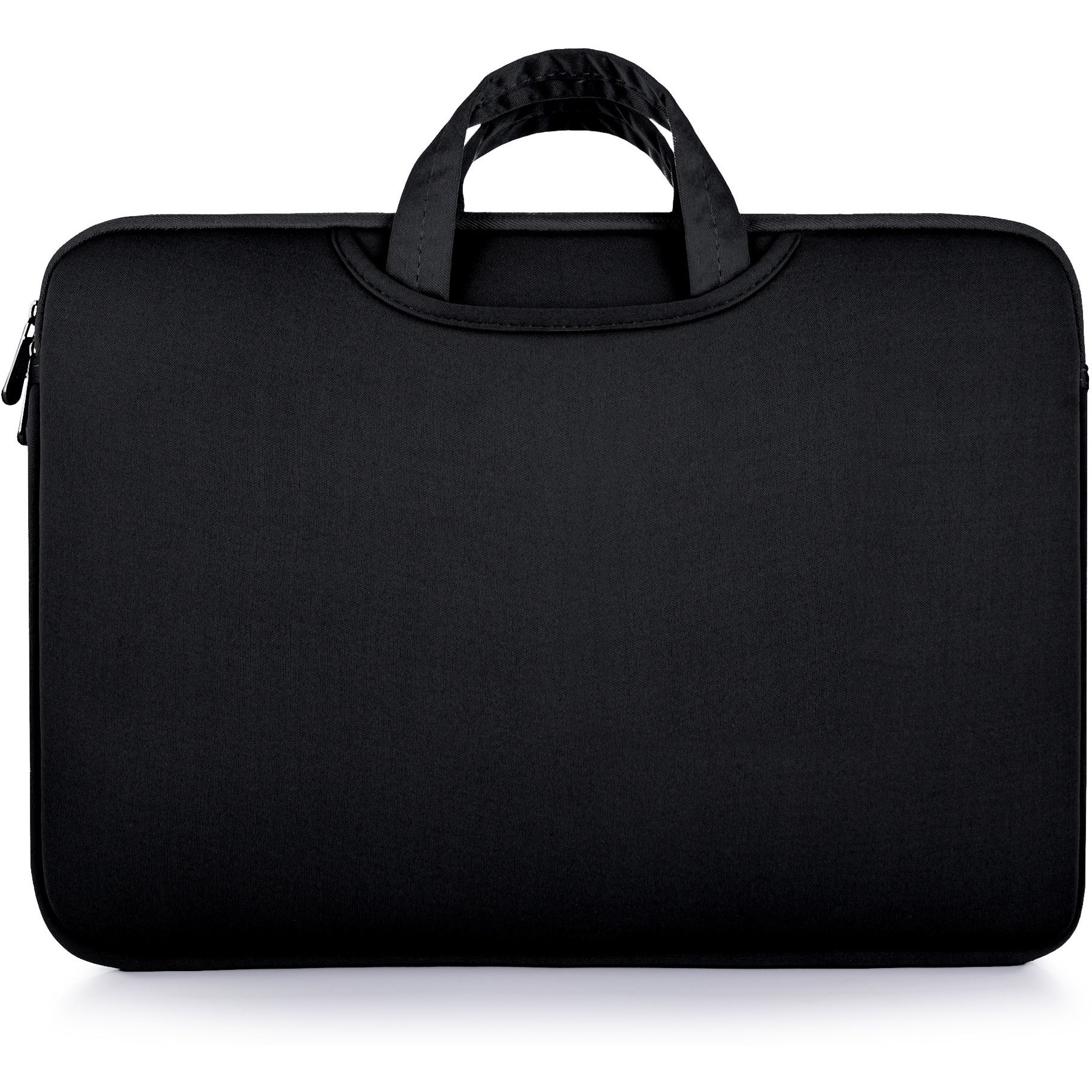 Geanta laptop dama, barbat, 15.6 inch, Zagatto, Neagra, Dimensiuni 41x30x4 cm, Protectie din spuma antisoc, Slim, 2 in 1, O poti folosi si ca husa laptop, Pentru notebook, Casual, ZG631