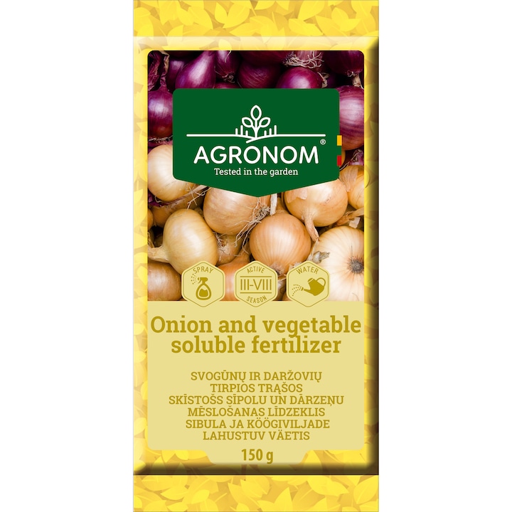 Ingrasamant granulat solubil pentru Ceapa, Agronom, 150 gr