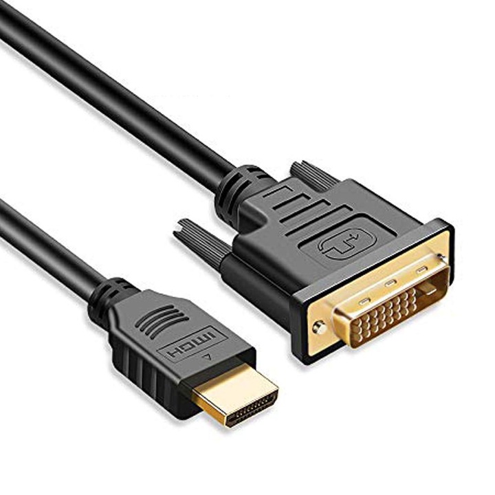 Cablu adaptor Miromoto®, DVI tata - HDMI tata, 1.5 m, Negru