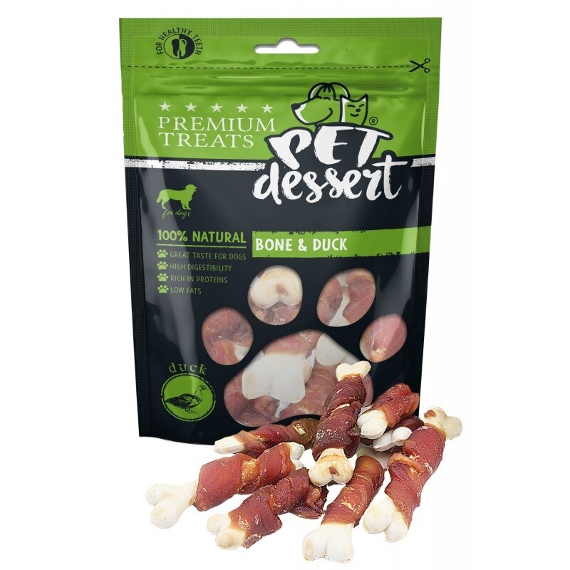 Recompense Pet'S Dessert Bone & Duck 80 g