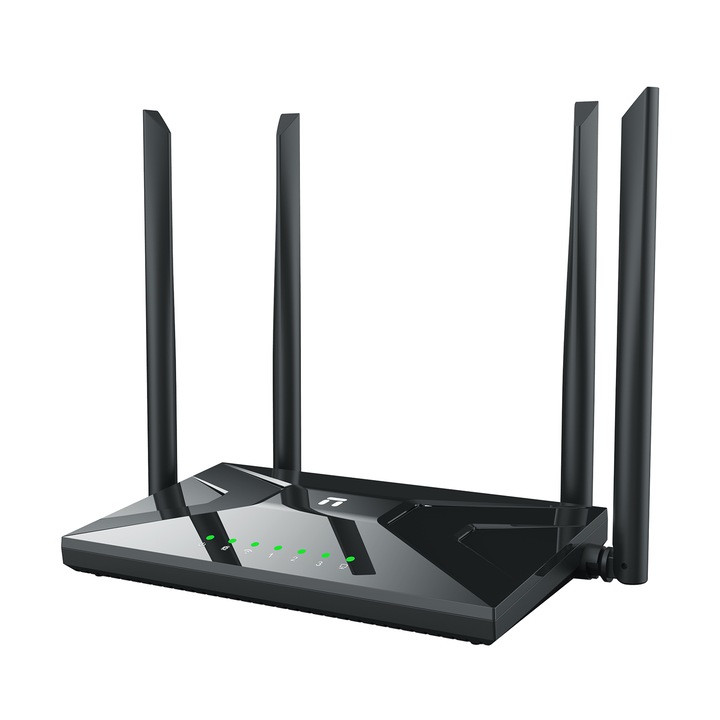 Stonet AC1200 vezeték nélküli router, kétsávos gigabites 4 port, mesh, IPV 6, mesh lefedettség akár 200 m
