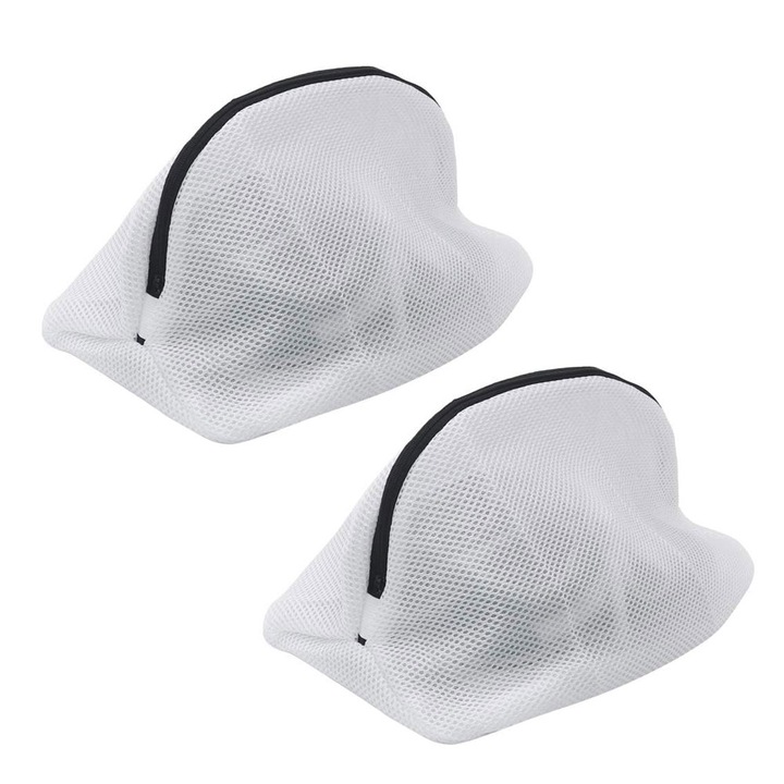 Комплект 2 торби за пране Oricean, 39 X 23 X 23 см, Бял