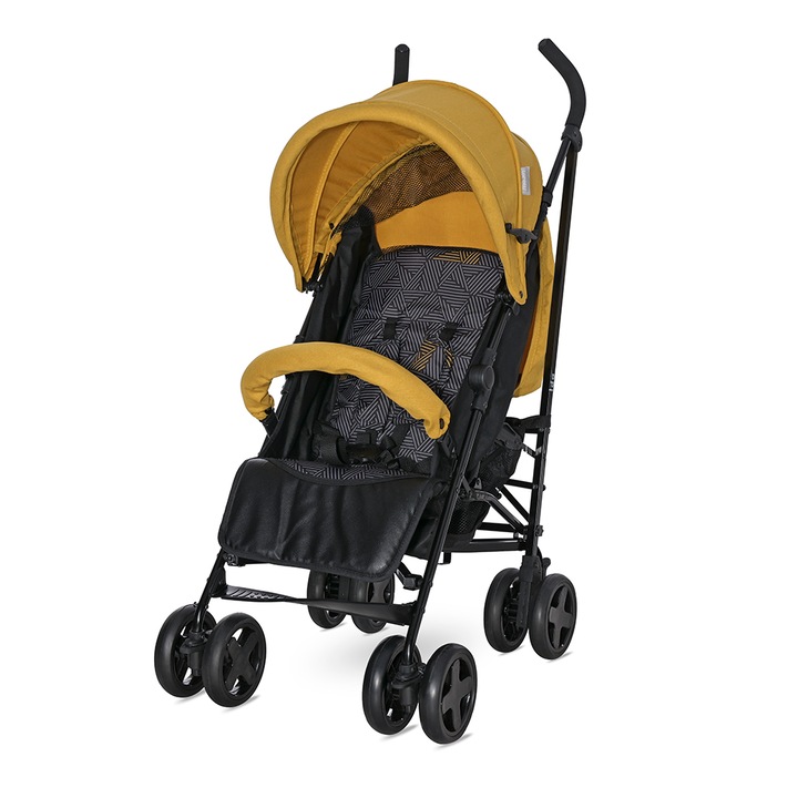 Детска количка Lorelli IDA + Покривало, Lemon, Curry