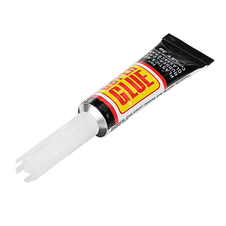 Glue Super Glue SS000194, 3g., Pillanatragasztó, Csepp, Műanyaghoz, Fémhez, Fához, Üveghez, Bőrhöz, Papírhoz