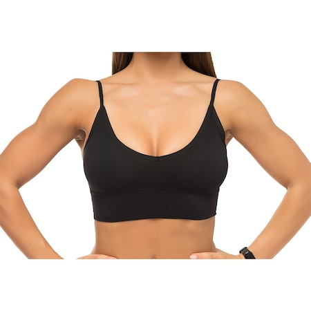 Bustiera Cu Spate Decupat Backless Negru marime Universala
