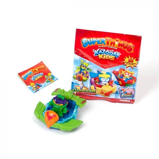 Figurina Mash Crash cu accesoriu SuperThings seria Kazoom Kids S1 