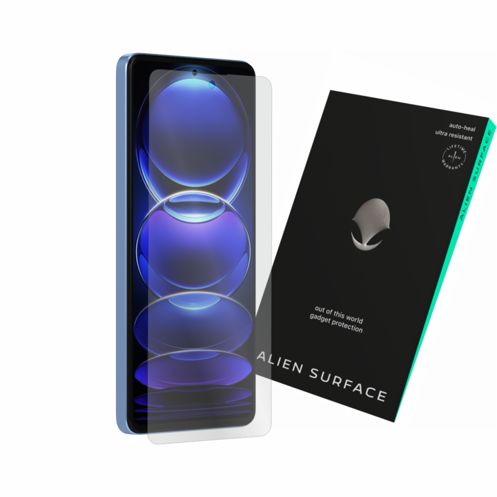 Alien Surface védőfólia Xiaomi Redmi Note 12 Pro készülékhez, képernyővédő, tokkal kompatibilis