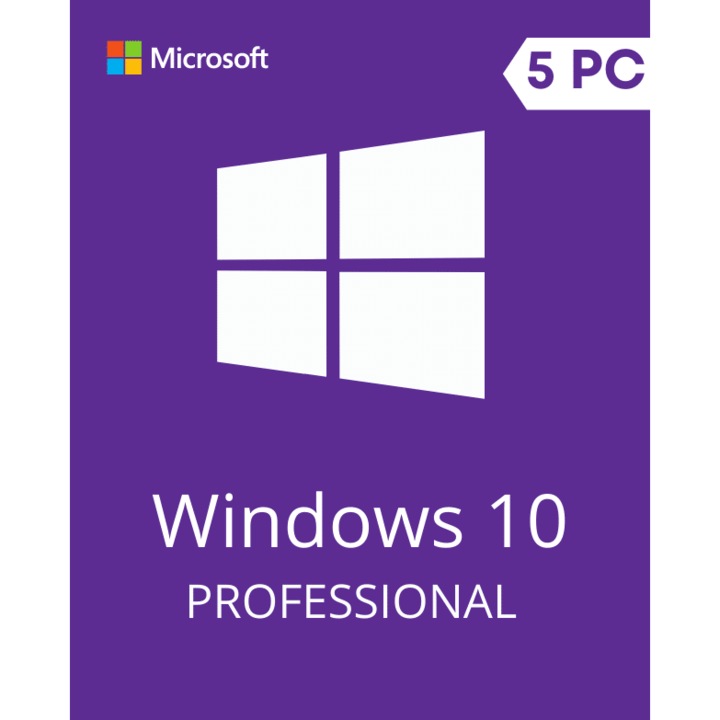 Microsoft Windows 10 Professional Retail, 5 készülék, USB stick támogatás