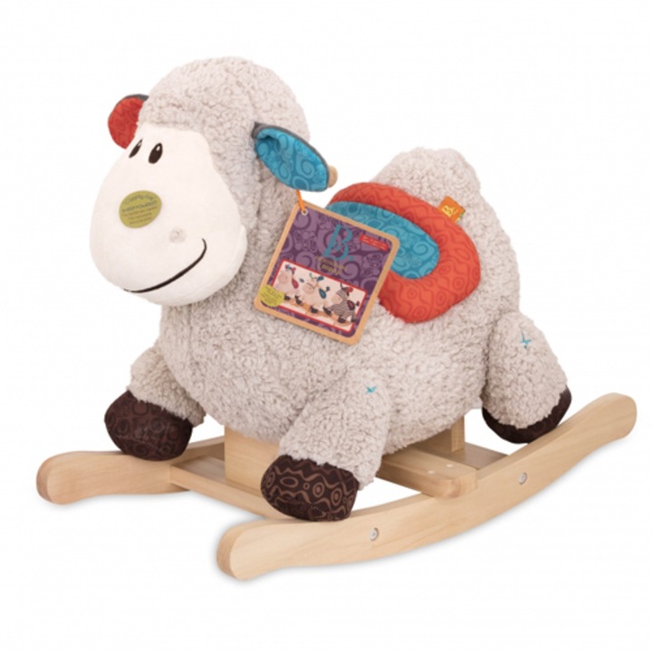Balansoar pentru copii B.TOYS Rocking horse, model oaie - eMAG.ro