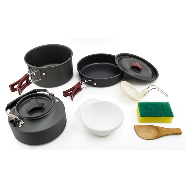 Set de 8 oale de gatit pentru camping, Widesea