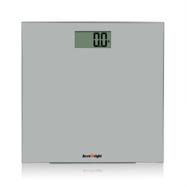 Cantar de baie, LCD, 400 lbs, Alb