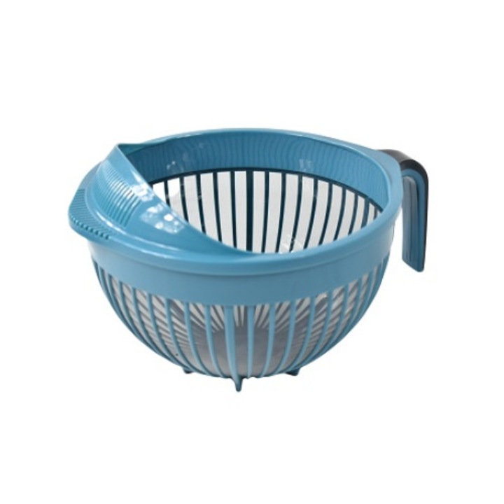 Bol gradat rotund cu maner si sita Criss 3l