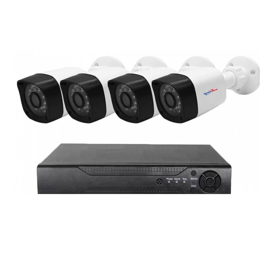 Lylu videó megfigyelő készlet, 4 db. kamerák kábellel, DVR, AHD, USB ...