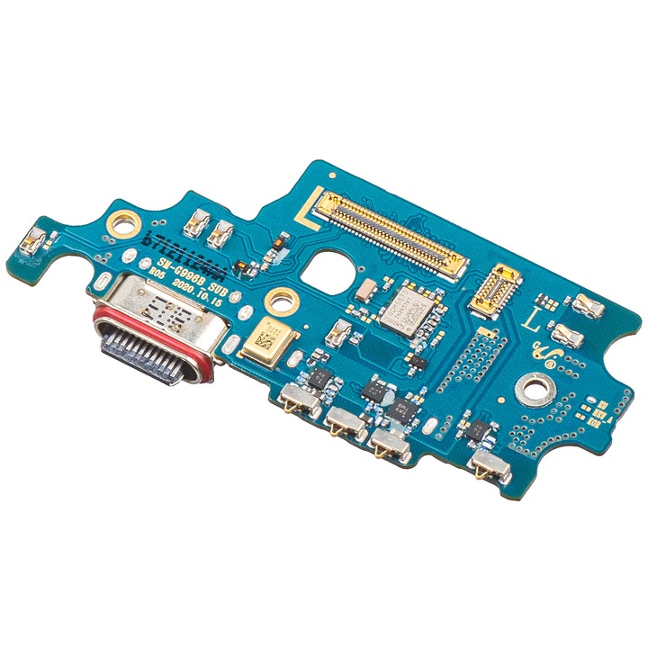 Tábla töltőcsatlakozóval - mikrofon Samsung Galaxy S21+ 5G G996, szervizcsomag GH96-13993A