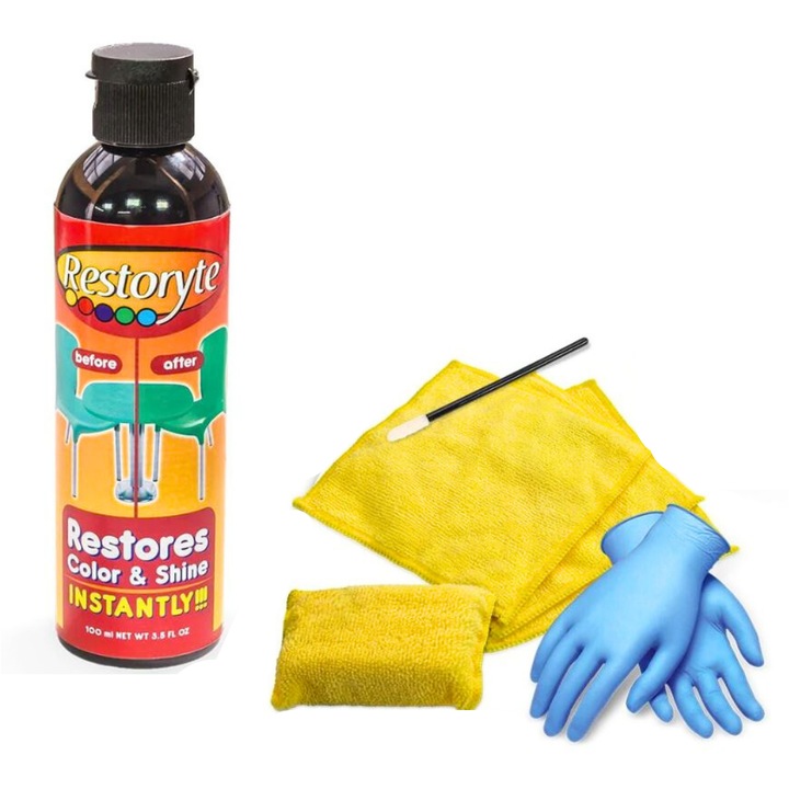 Solutie Pentru Restaurarea Plasticelor, 100ml, Restoryte, set ...