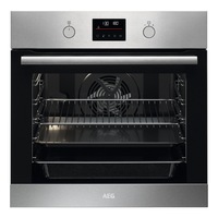 Cuptor incorporabil AEG BPS351161M SteamBake cu functie de abur, curatare pirolitica, clasa energetica A+, capacitate 72 L, 9 functii cuptor, Inox