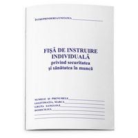 Fisa de instruire individuala privind securitatea si sanatatea in munca SSM