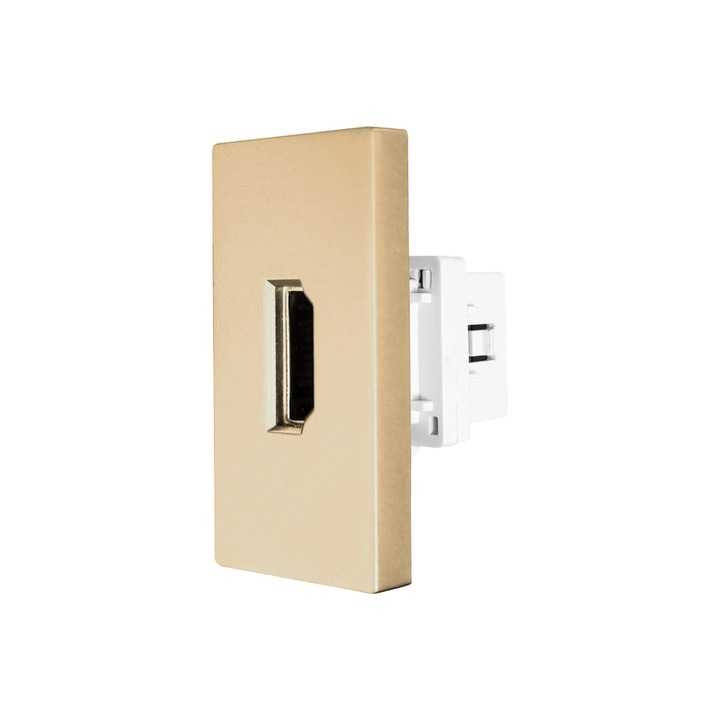 Modul Priza HDMI 1M LUXION, Auriu, LX-MP022G