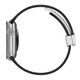 Гривна Smartwatch, съвместима с Apple Watch 1/2/3/4/5/6/7/8/se/se 2 38/40/41 mm, метална катарама, минималистичен, черен