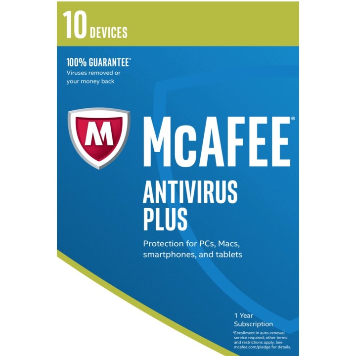 Licenta McAfee Antivirus Plus 3 Dispozitive 1 An Electronica