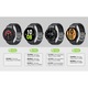 Curea smartwatch, Matcheasy, Inox, Pentru Samsung Galaxy Watch 6/5/4 40mm 44mm/ 5 Pro 45mm/ 4 /6 Classic 42mm 46mm 43mm 47mm Negru-Obsidian