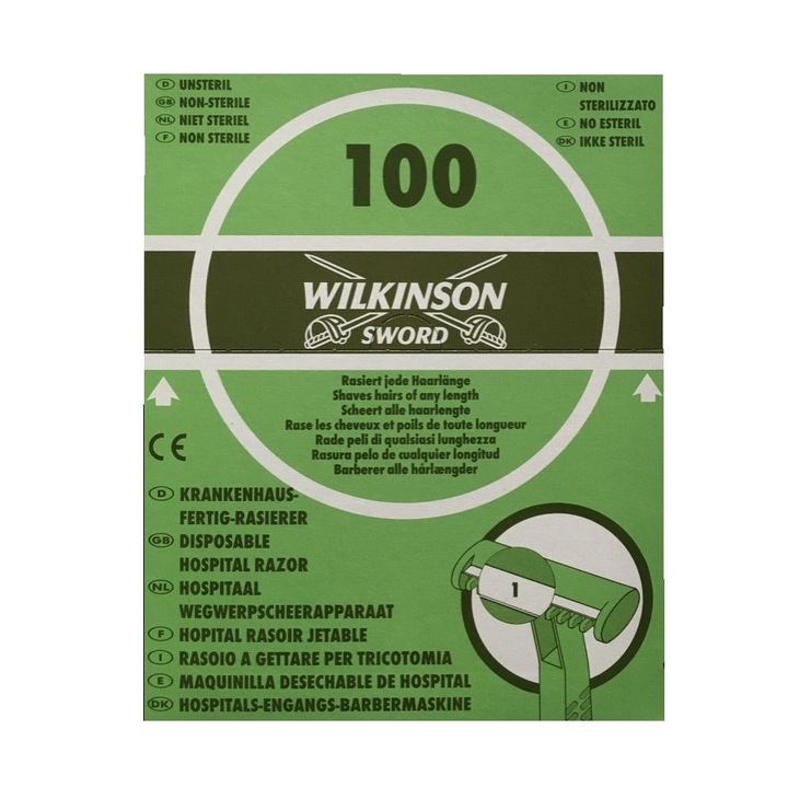 Aparate de ras de unica folosinta, Wilkinson, 100 bucati