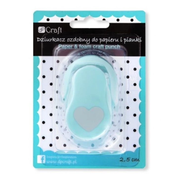 Perforator cu model, dp Craft, 2.5 cm, Albastru