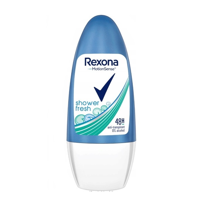 Antiperspirant roll-on Shower Fresh, Rexona, 50 ml