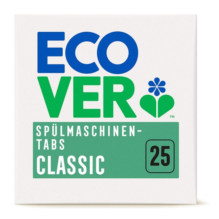 Tablete pentru masina de spalat vase, Ecover, 25 bucati