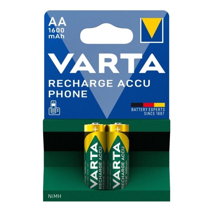 Varta - T399 baterie aa 1600 mah 1.2v putere telefon - 58399201402