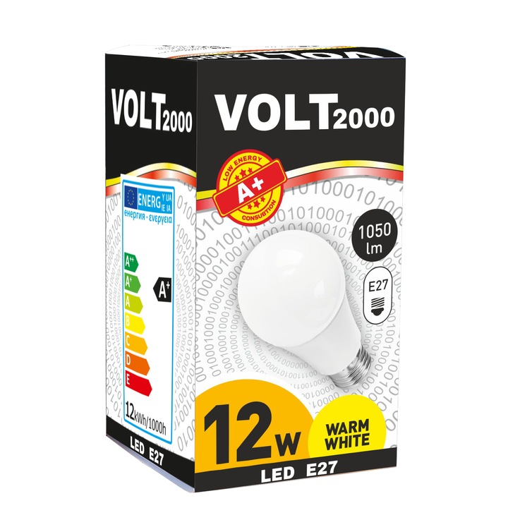Volt, LED крушка E27 12W