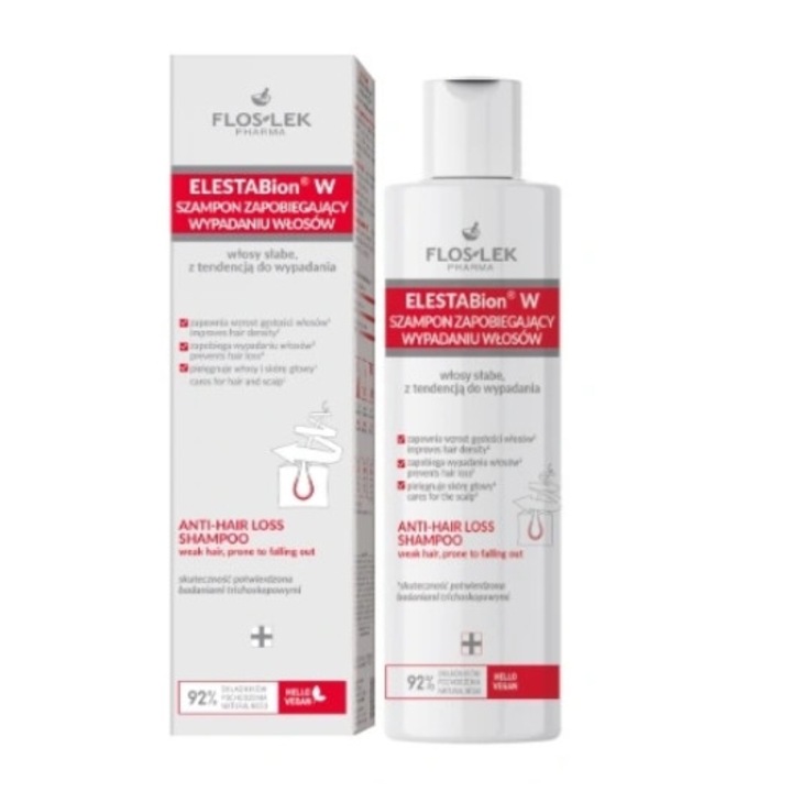 Sampon hajhullás ellen, Floslek, 200 ml