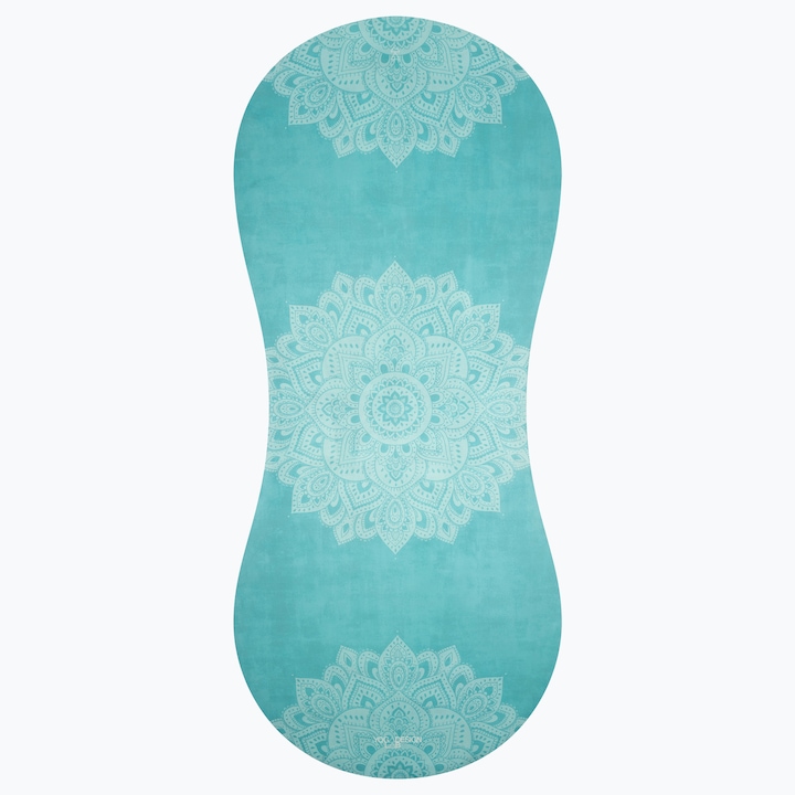 Постелка за йога, Yoga Design Lab, 3,5 мм, Мандала, Тюркоаз