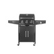Gratar pe gaz cu 4 arzatoare, 11.6 kW, Geko G80515