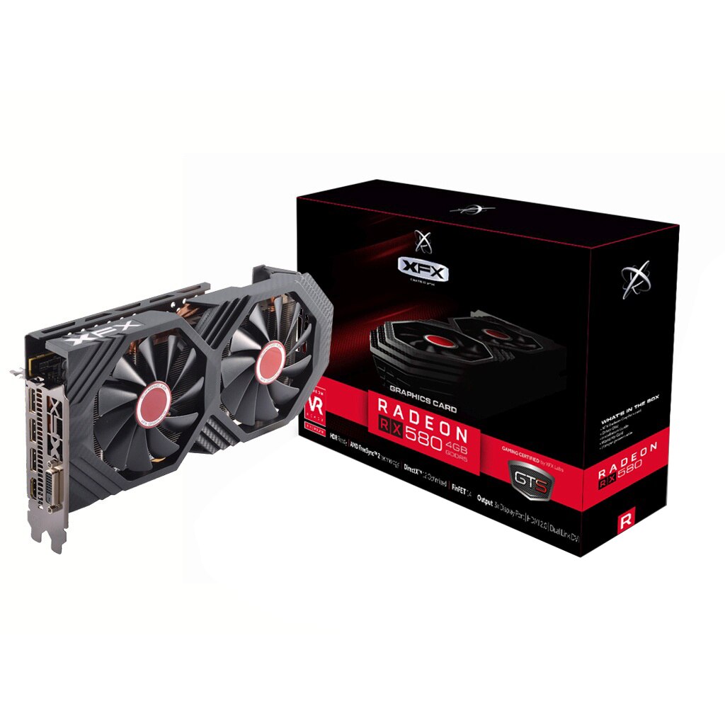 Placa video XFX Radeon RX 580 GTS OC, 4GB, 256-bit - eMAG.ro