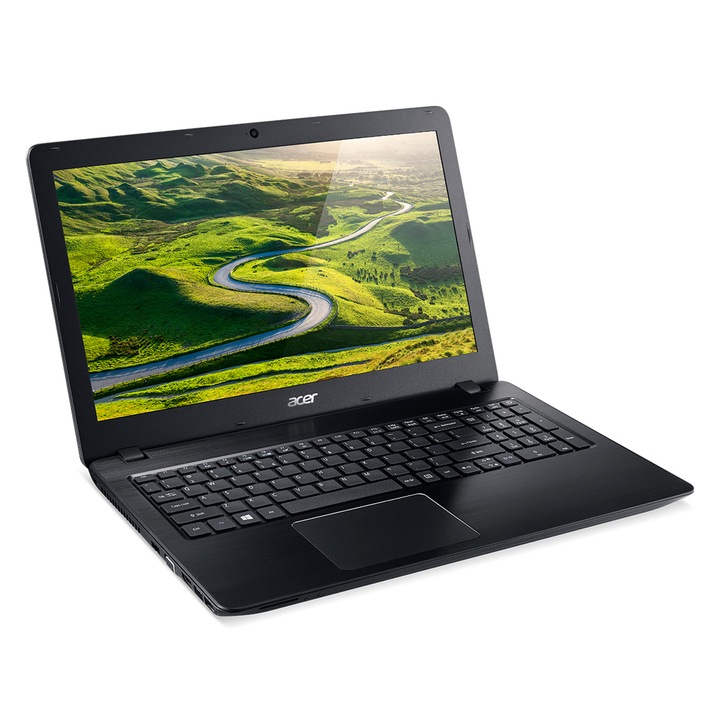 Laptop Acer Aspire F15 F5-573G-50B7 cu procesor Intel® Core™ i5-7200U 2.50 GHz, Kaby Lake, 15.6", Full HD, 4GB, 1TB + 8GB SSD, DVD-RW, NVIDIA® GeForce® 940MX 2GB, Linux, Black