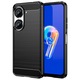 Carcasa Flexible Carbon compatibila cu Asus Zenfone 9 Black