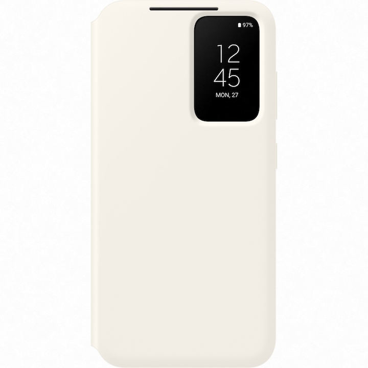 Кейс за Samsung Galaxy S23 S911, S-View Wallet, Cream EF-ZS911CUEGWW