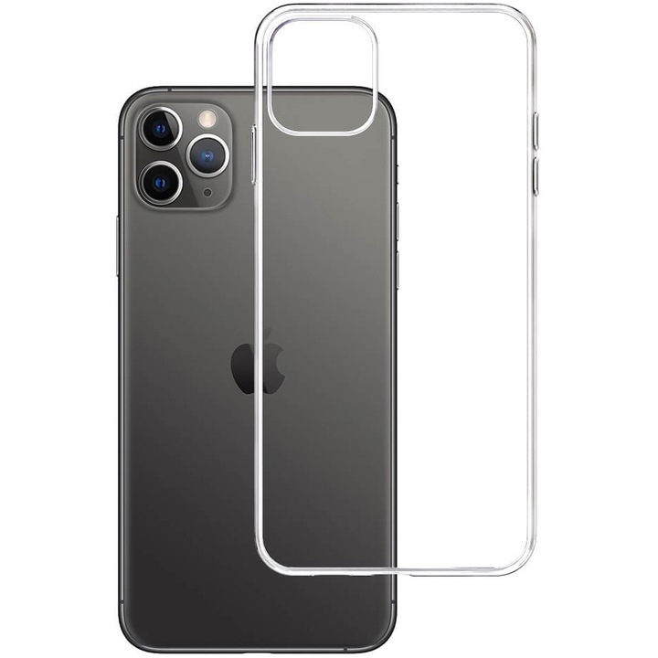 Кейс за Apple iPhone 11 Pro, 3MK, Clear, Transparent