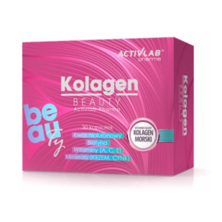 Supliment alimentar Collagen Beauty, ActivLab, 30 capsule