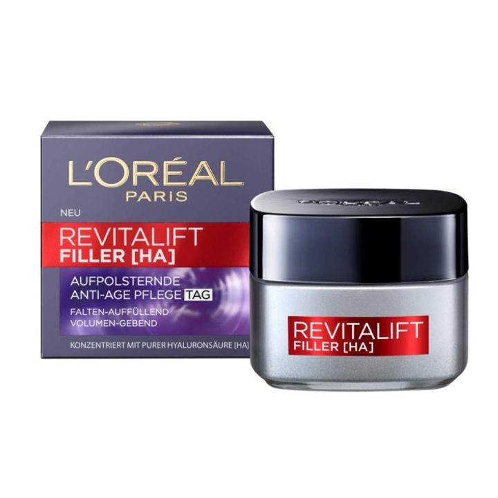 Nappali krém, L'Oreal, Ránctalanító, Hialuronsav, 50ml