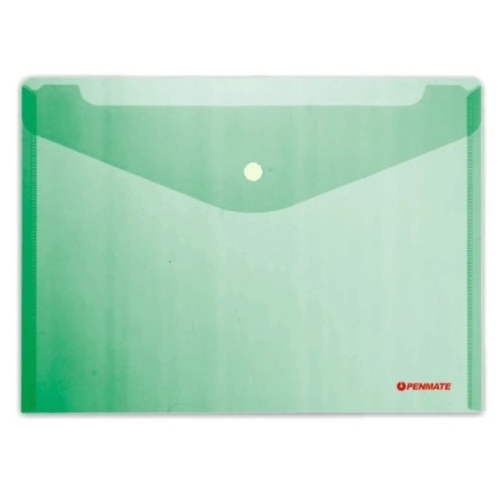 Папка-плик А4, зелена, PMIC5906910810676