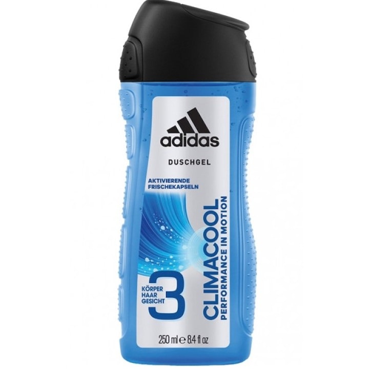 3 az 1-ben tusfürdő, Adidas, Climacool, 250 ml