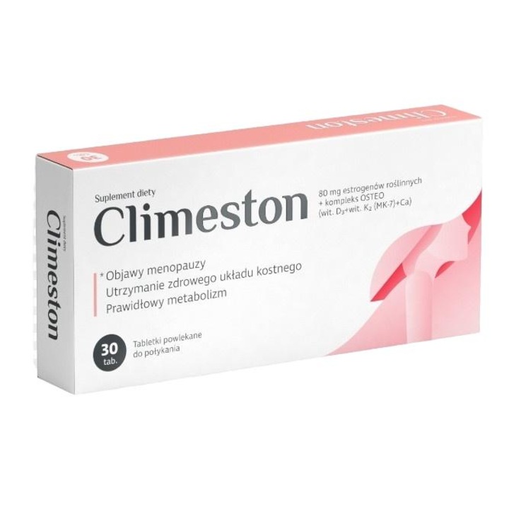 Supliment alimentar Climeston, Polski Lek, pentru menopauza, 30 tablete