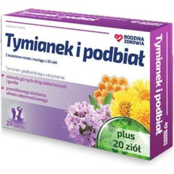 Set 24xcomprimate suplimente alimentare, Silesian Pharma, Extract de plante/Miere