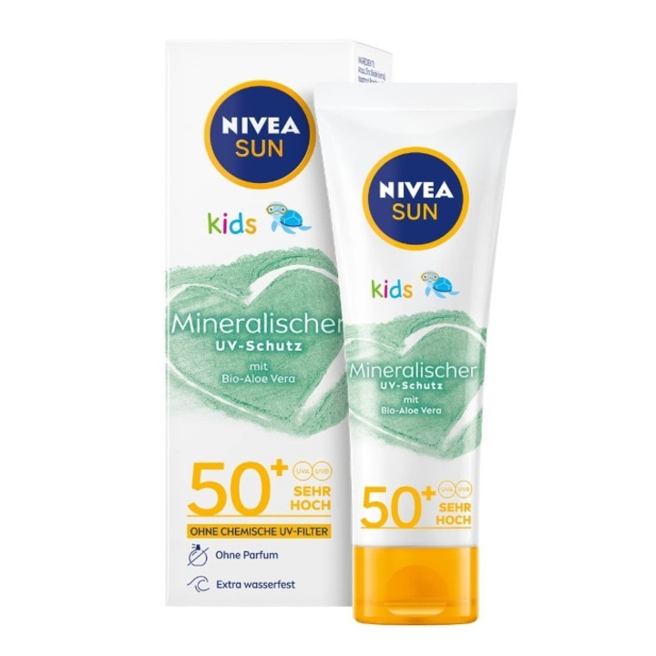 Слънцезащитен крем за деца, Nivea, Sun Kids, SPF 50, 150 мл