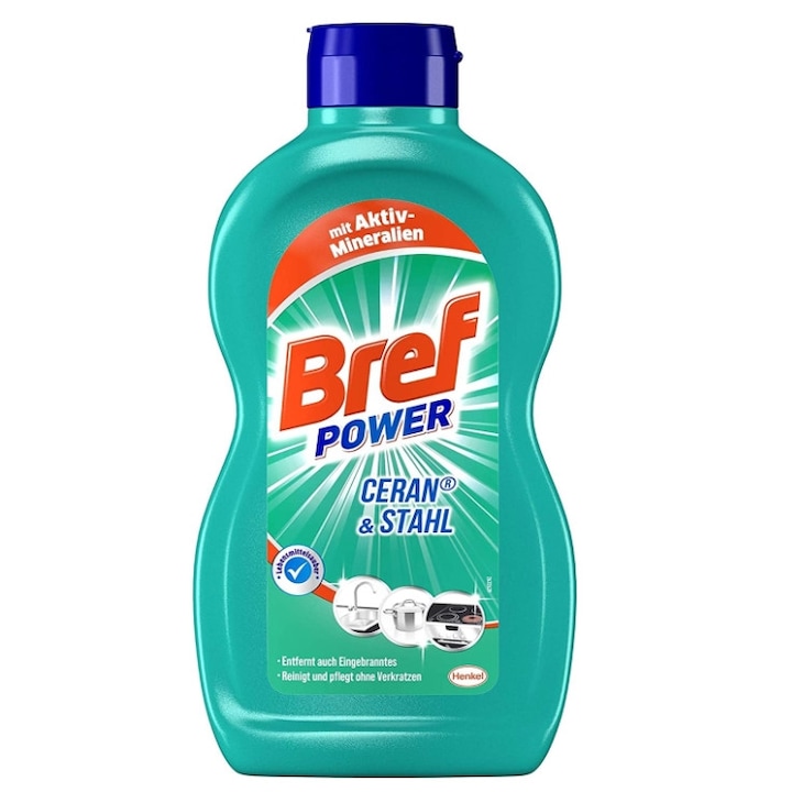 Bref Power, detergent pentru otel inoxidabil, 500 ml