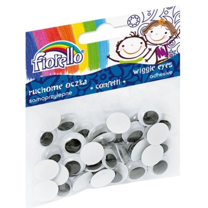 Самозалепващи очи 15мм 40бр